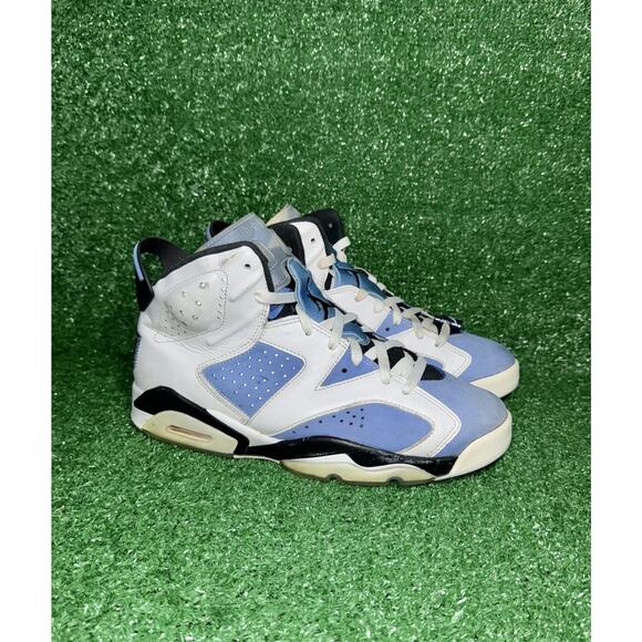 Nike Air Jordan 6 Retro University Blue UNC White Black Mens Size 9.5 CT8529-410 - Picture 1 of 11